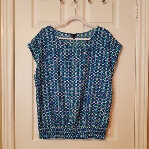 Banana Republic Women's Bubble Top ~ Size L (tags says XL but fits small) ~ EUC